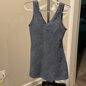 Athletic YPB navy Polka Dot Dress